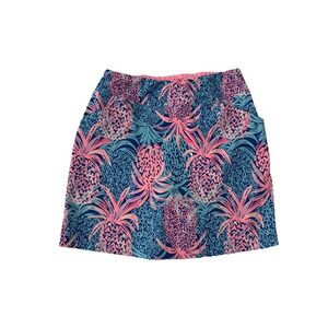 Lilly Pulitzer 4 Luxletic TROPIC DOWN LOW MONICA SKORT Golf‎ Active 17"